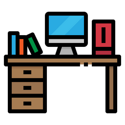 Computer Desk  Icon