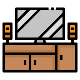 Tv Table  Icon