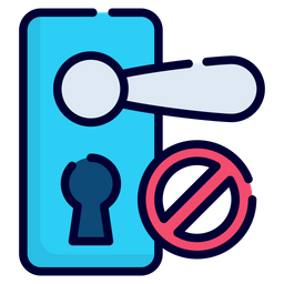 Door Handle Ban  Icon