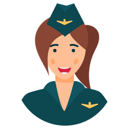 Air Hostess  Icon