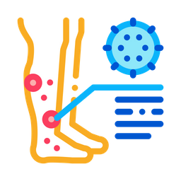 Rash Dermatitis Legs  Icon