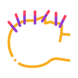 Human Face Acupuncture  Icon