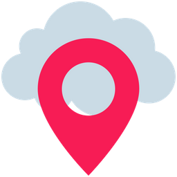 Cloud Location  Icon