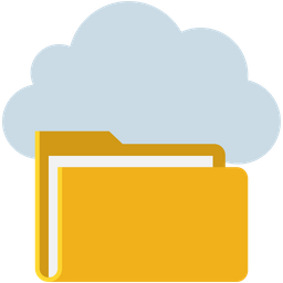 Cloud Folder  Icon