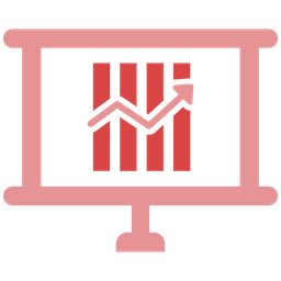 Bar Chart Report  Icon