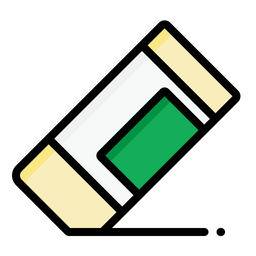 Radiergummi  Symbol