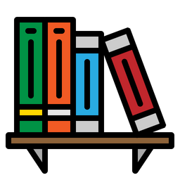 Bücherregal  Symbol