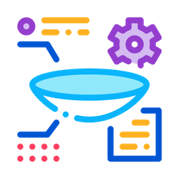 Research Eye Lens  Icon