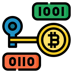 Bitcoin Key  Icon