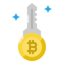 Bitcoin Key  Icon