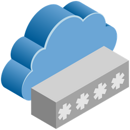 Cloud Password  Icon