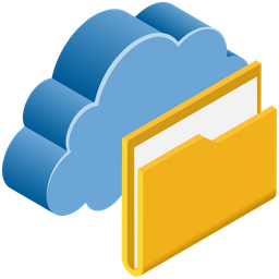 Cloud Folder  Icon