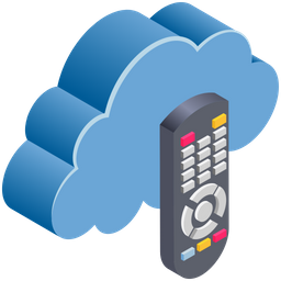 Cloud Computing Remote Icon