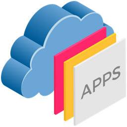 Cloud Application  Icon