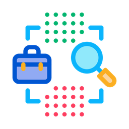 Investigación de casos de negocios  Icono