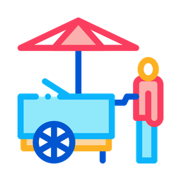 Fast Food Cart  Icon