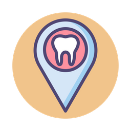 Dental Care Location  Icon