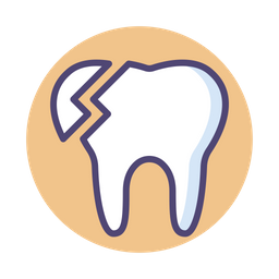 Broken Tooth  Icon