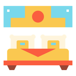 Double Bed  Icon