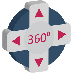 360 Degree  Icon