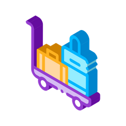 Baggage Trolley  Icon