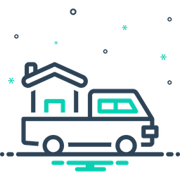 Home Shifting Truck  Icon