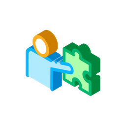 Solving Puzzle  Icon