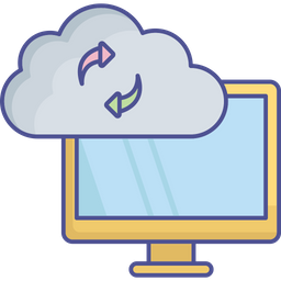 Cloud Application Update  Icon