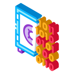 Safe Binary Code  Icon