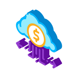 Finance Cloud Connection  Icon