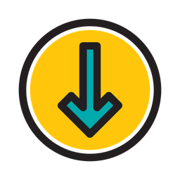 Down Arrow  Icon