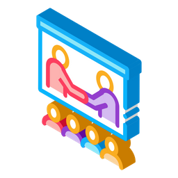 Business Training Presentation  Icon