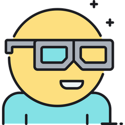 3 D Glasses  Icon