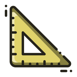 Triangular Ruler Set Square アイコン