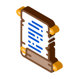 Scroll Paper  Icon