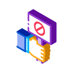 Linear Protest  Icon