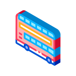 Double Decker Bus  Icon