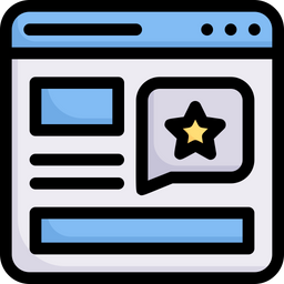 Feedback In Web  Icon