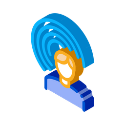 Male Hearing Sense  Icon