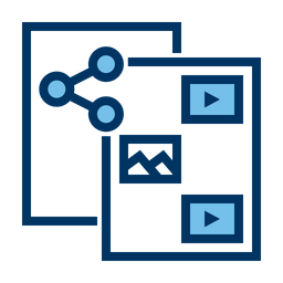 콘텐츠 공유  아이콘