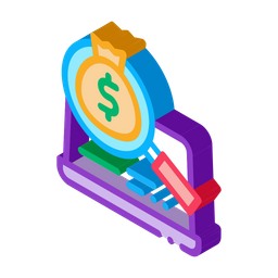 Detection Money  Icon