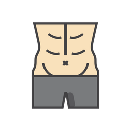 Aps Waist Man Icon