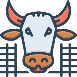 Cow In Shed  Icon