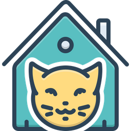 Cat In Cattery  Icon