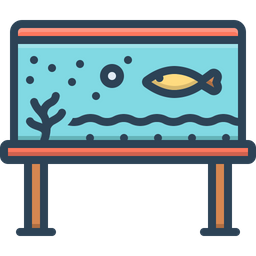 Fish In Aqarium  Icon