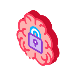 Locked Brain  Icon