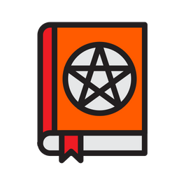 Halloween Magic Book Scary Icon