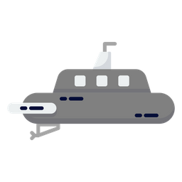 Miilitary Submarine  Icon