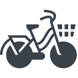 Cruiser-Fahrrad  Symbol