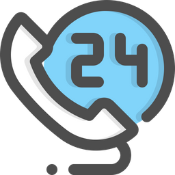 24 Hours Support  Icon